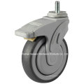 Tornillo con tipo de freno Plastic Plastic TPR Caster